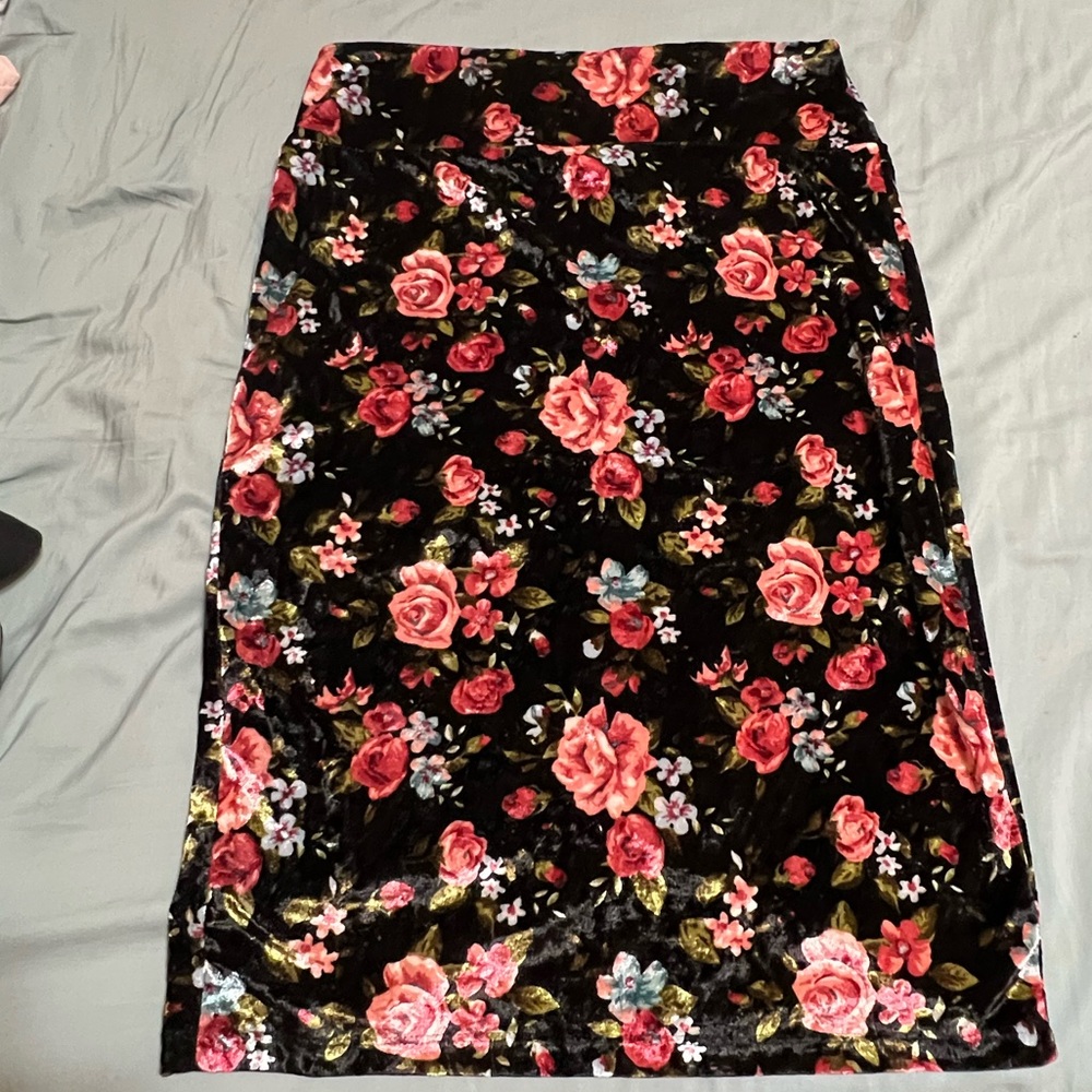 Pencil skirt floral
